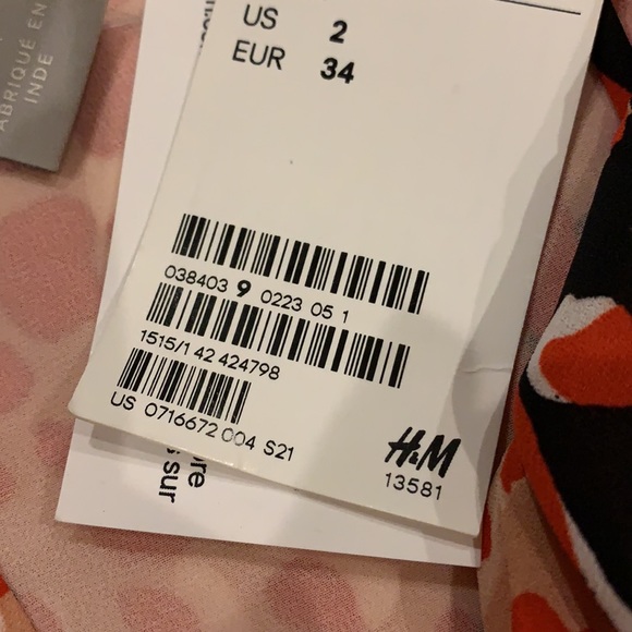 NWT H&M animal print tank - Picture 5 of 5